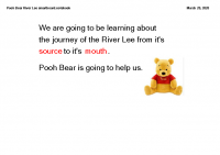 Pooh Bear River Lee smartboard