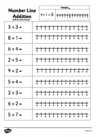 AR-T-N-1257-Addition-to-10-Numberline-Worksheets-Arabic-Translation